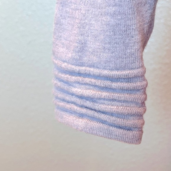 Murano soft extra fine Merino wool gray crew neck sweater in size XL - Picture 2 of 8